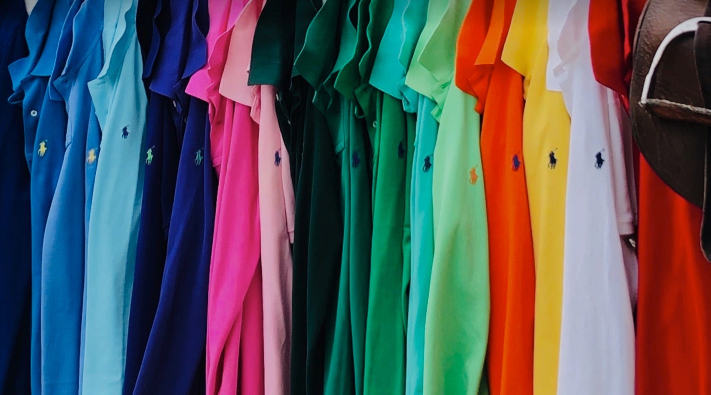 Polo shirts color outlet