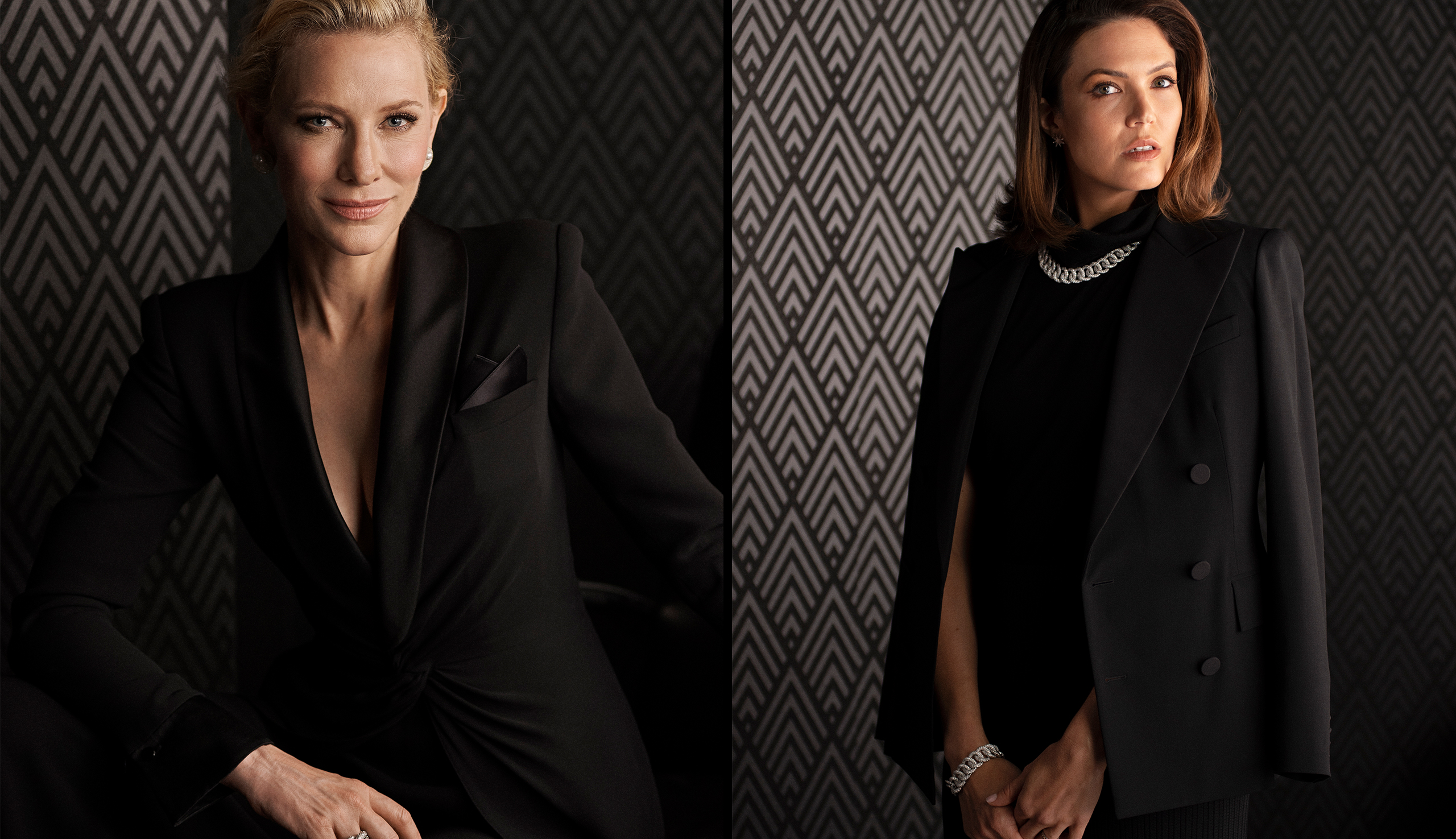 Left: Cate Blanchett; Right: Mandy Moore