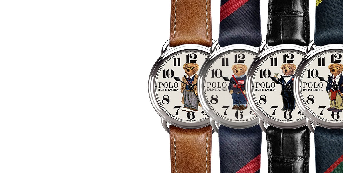 Ralph lauren polo bear watch hot sale