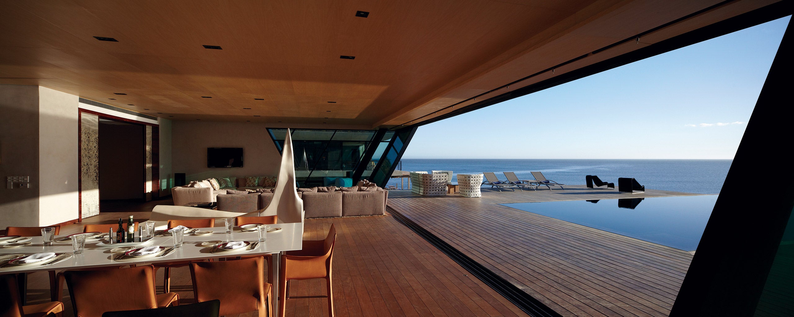                             José Ignacio may be a quiet fishing village, but there’s still room for high design at Playa Vik, where the central building features a stocked library, works by artists like James Turrell, and a cantilevered 75-foot granite swimming pool