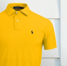 Polo gialla on sale ralph lauren