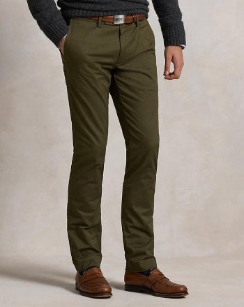 Men s Trousers Slim Fit Trousers Chinos Ralph Lauren UK