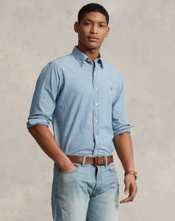 Men s Casual Shirts Men s Oxford Shirts Ralph Lauren UK