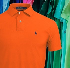 Polo ralph lauren colored top logo