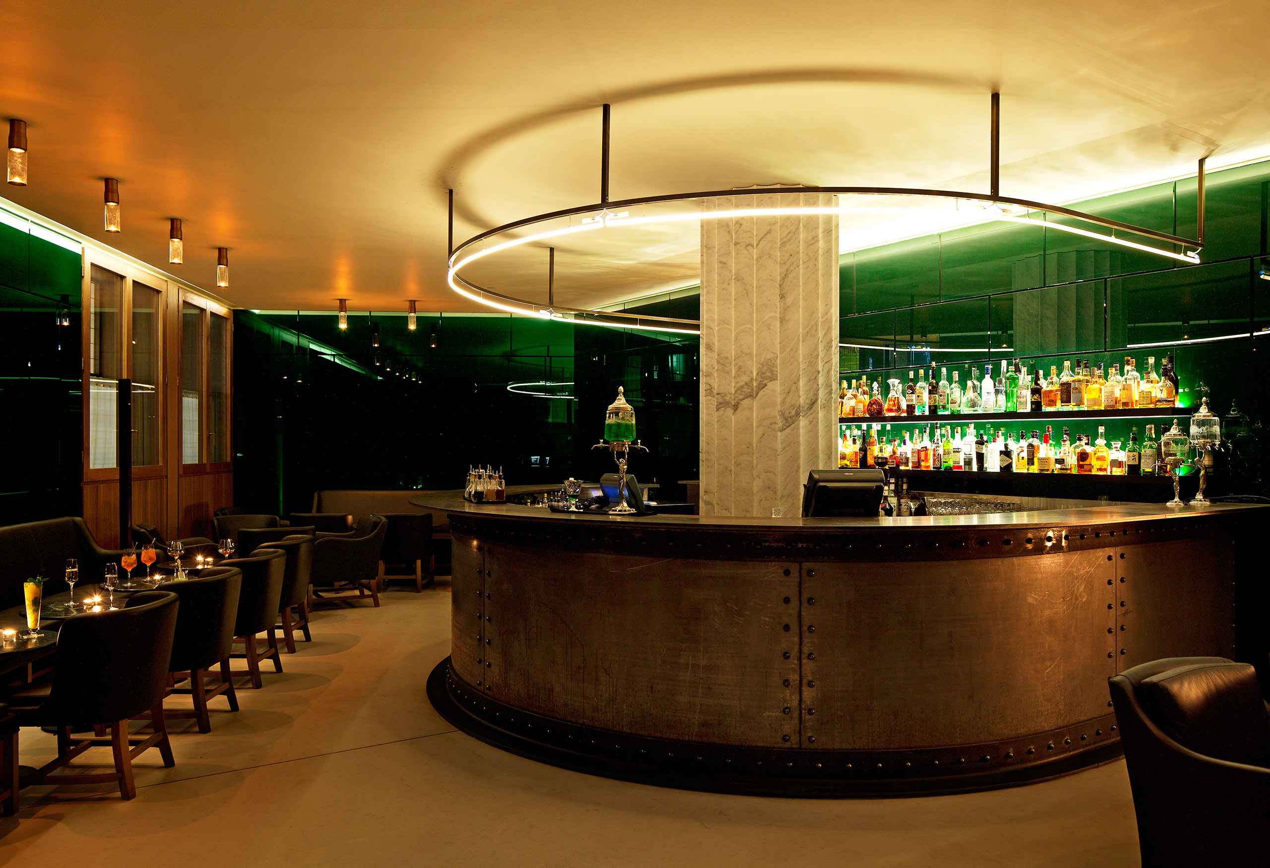 The hotel&#x2019;s Green Bar specializes in absinthe and botanical cocktails