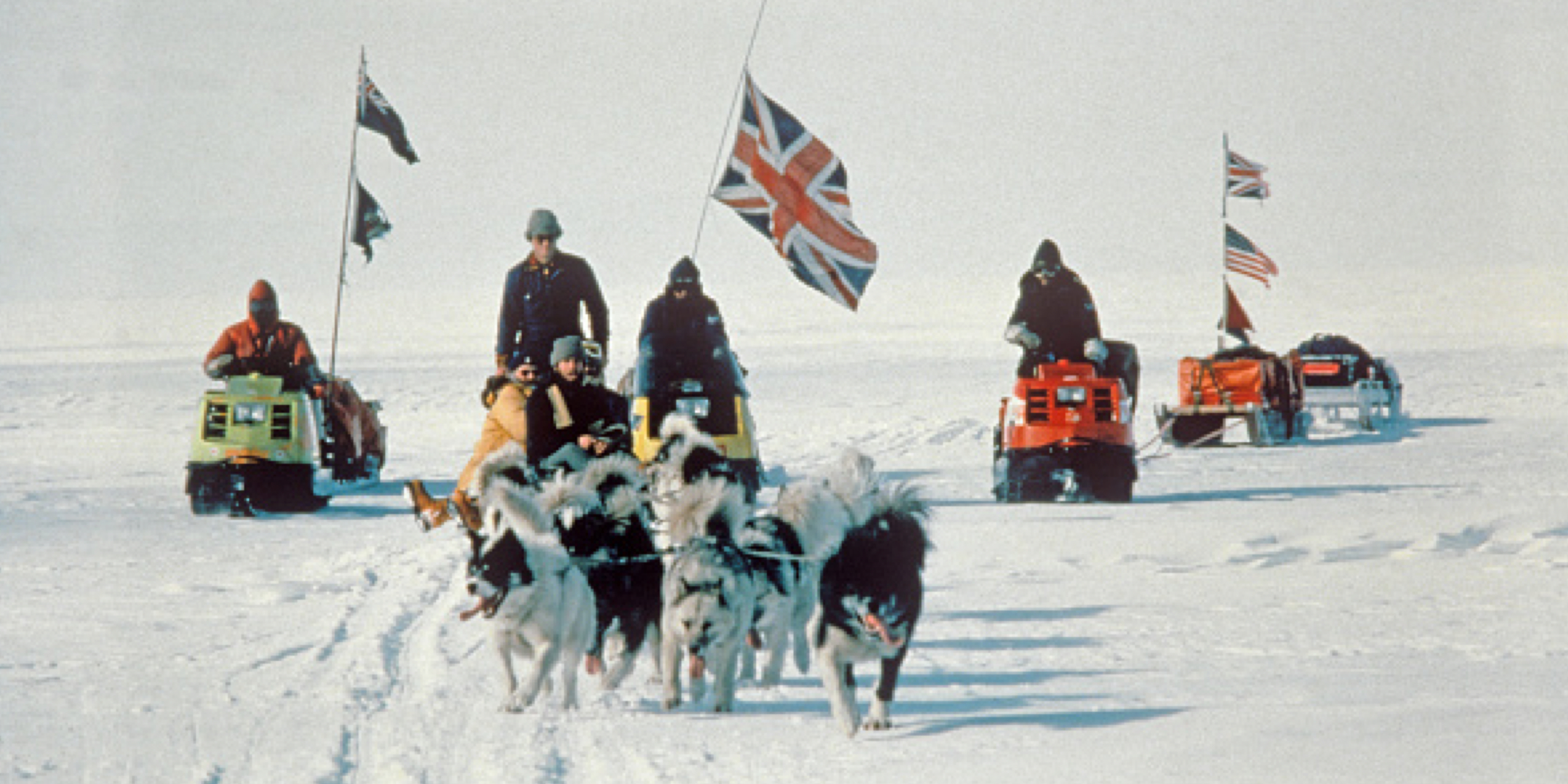 <strong>COLD WAR</strong><br/><span>A photograph Fiennes took at Scott Base, South Pole, Antarctica, 1979</span>