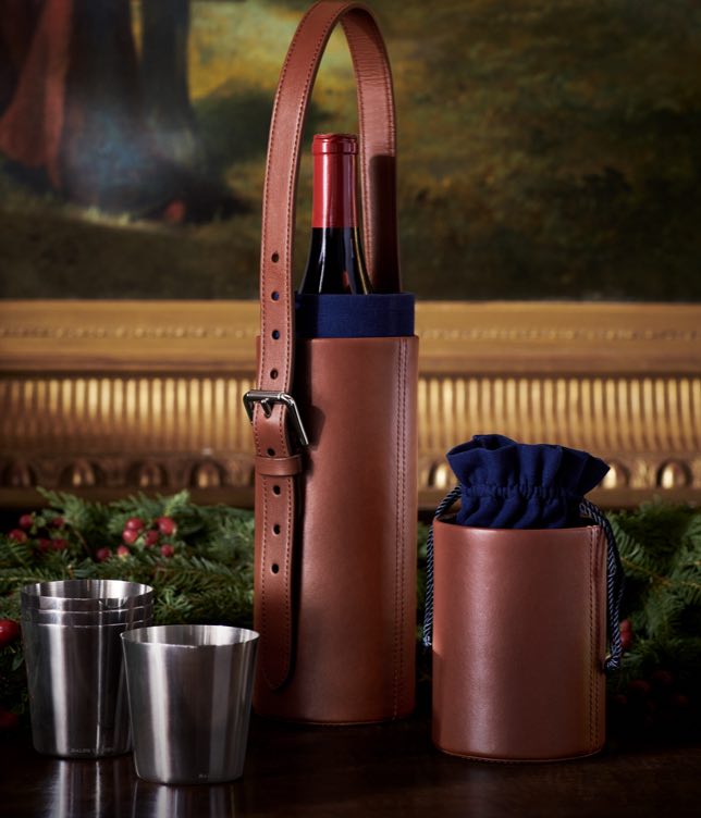 Archer Leather Wine Tote