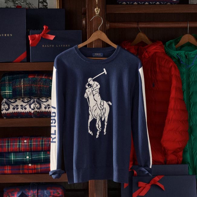 Polo custom sweater top
