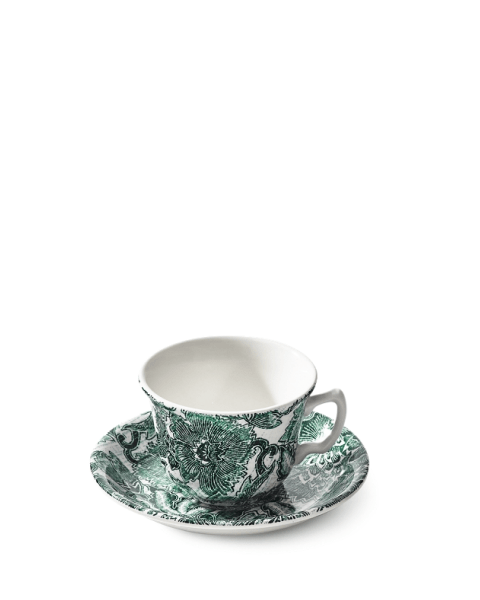 Faded Peony Teacup & Saucer