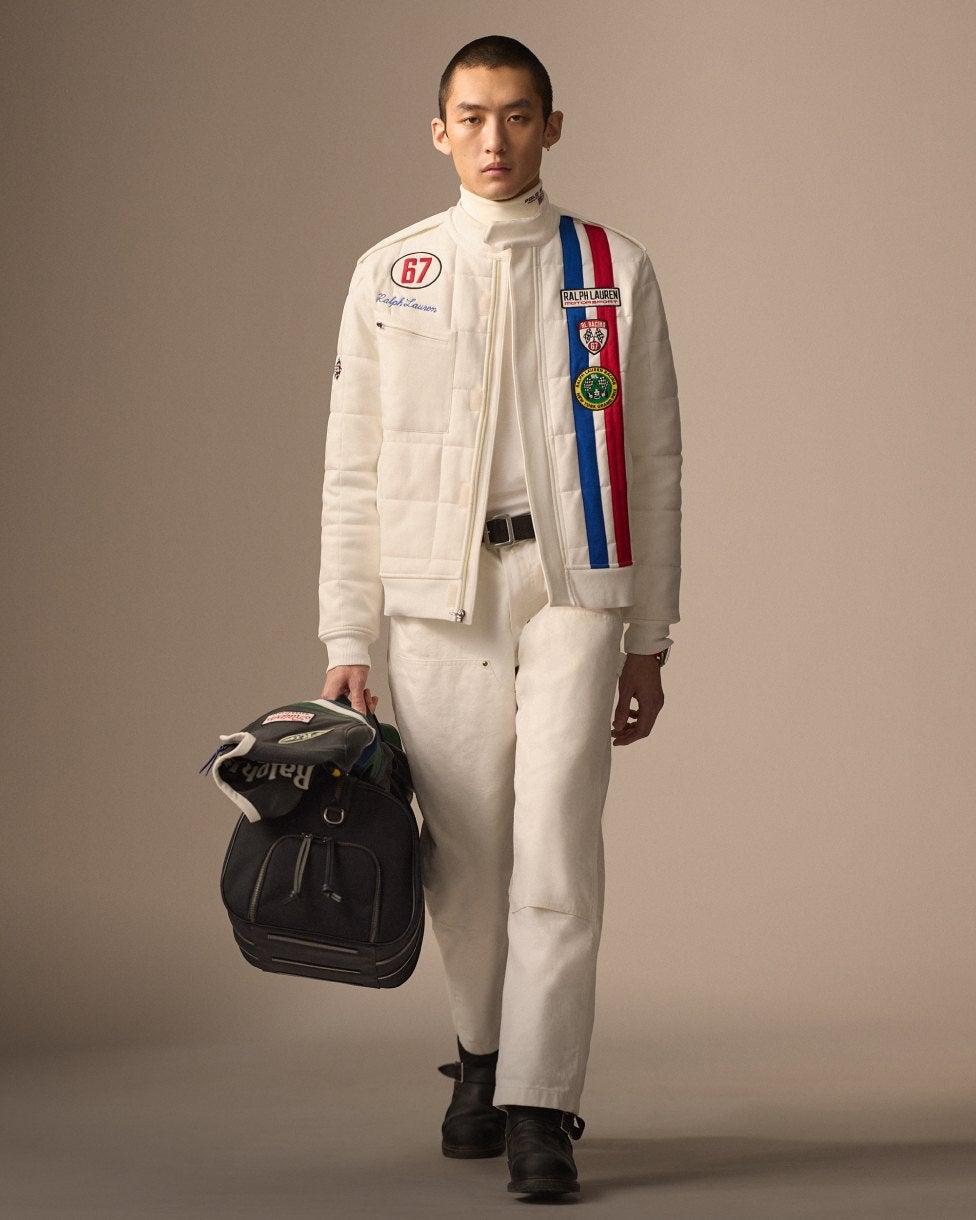 トップス Ralph Lauren racing 23 avril Grand Prix Classic Fit Racing Mesh Polo Shirt