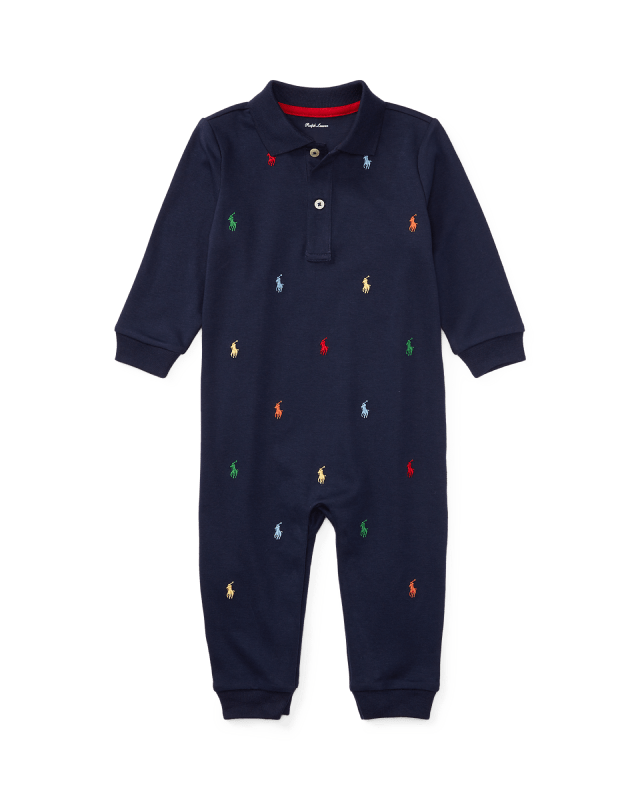 Polo Pony Soft Cotton Polo Coverall