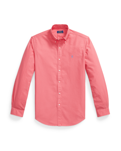 Custom Fit Garment-Dyed Oxford Shirt