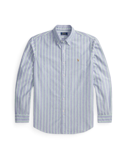 Custom Fit Striped Oxford Shirt