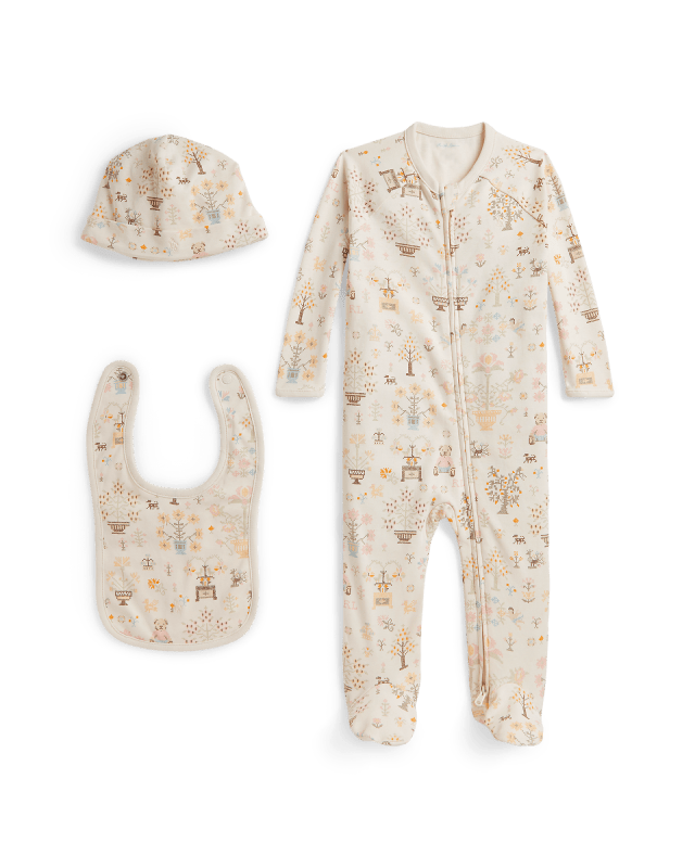 Polo Bear Cotton 3-Piece Gift Set