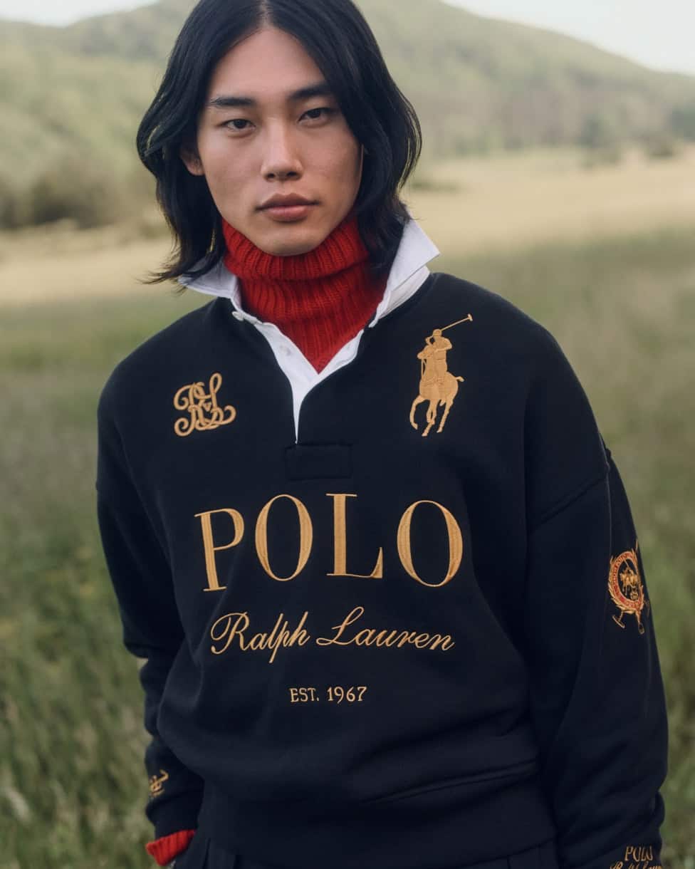 Relaxed Fit Big Pony Rugby Sweatshirt