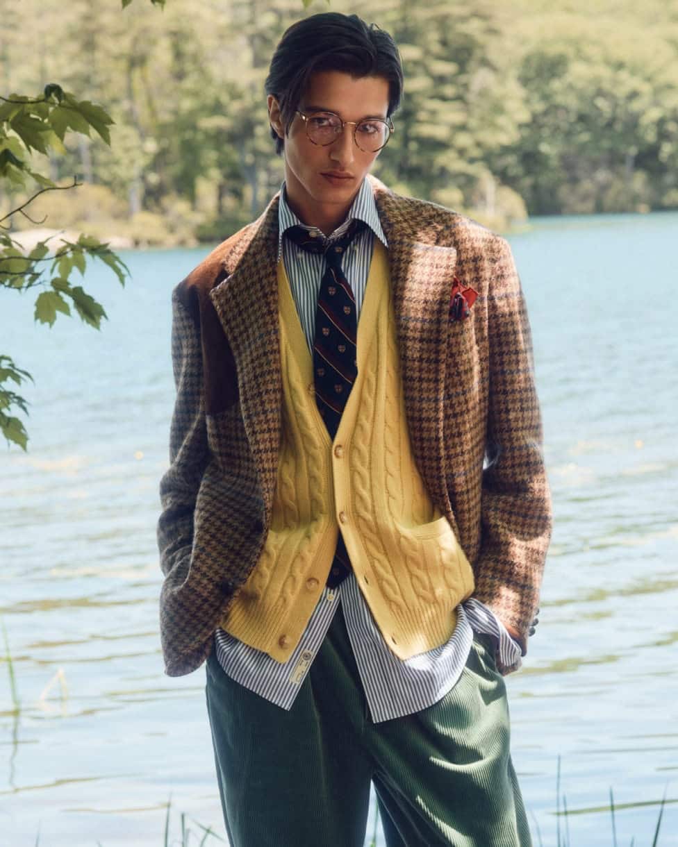 Classic Fit Crest Striped Poplin Shirt