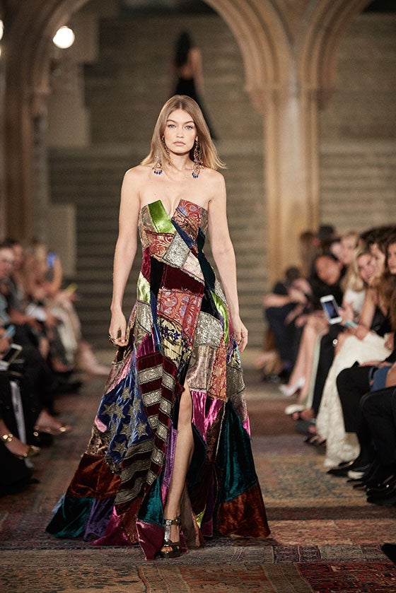 Ralph Lauren Red Christmas Dress 2022 Runway Show View All Looks