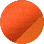 Swatch of orange Pima Soft-Touch fabric