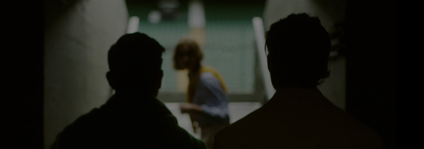 Video of tennis spectators in Polo attire