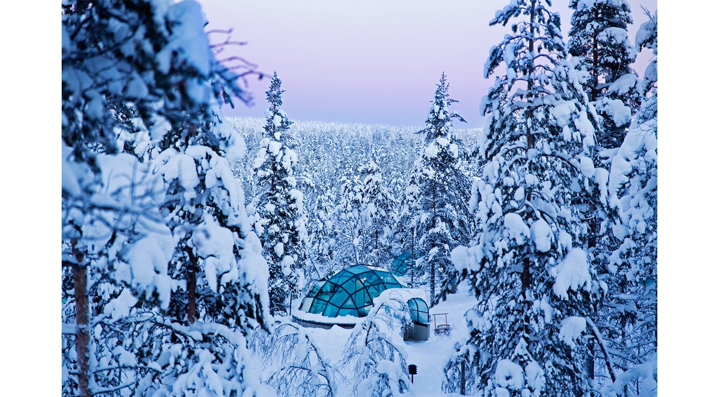 Set near Urho Kekkonen National Park, Kakslauttanen is surrounded by backcountry beauty.